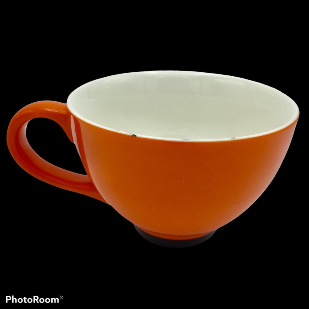 Starbucks 2007 Halloween Jack O Lantern Pumpkin Porcelain Coffee Mug Cup - Picture 6 of 8